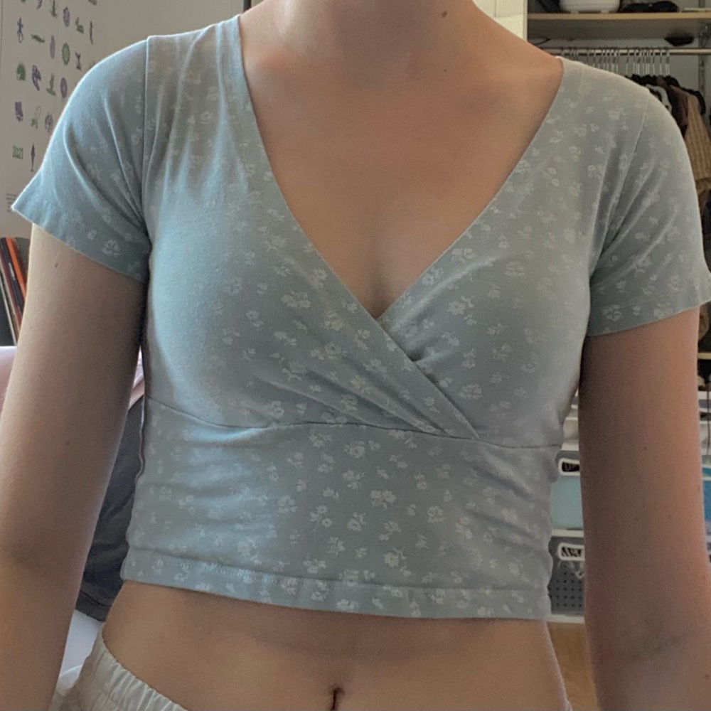 Brandy Melville Floral Top